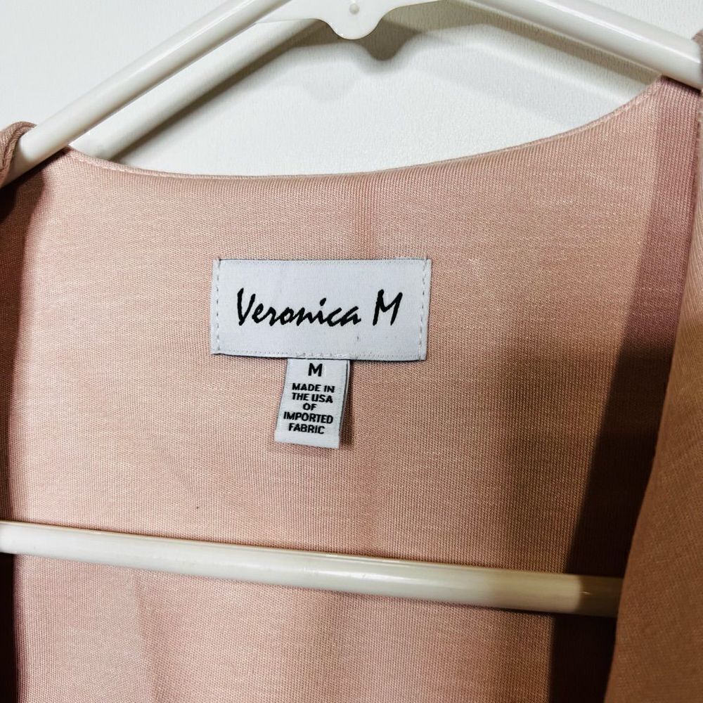 Veronica M Open Drape Front Jacket Blush Pink - Picture 7 of 12